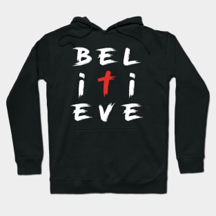 BELIEVE IT RED CROSS Hoodie